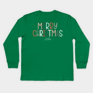 Merry Christmas! Kids Long Sleeve T-Shirt